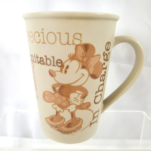 Walt Disney World Minnie Mouse Sweet Sassy Precious In Charge Funny Coffee Mug - Picture 3 of 8
